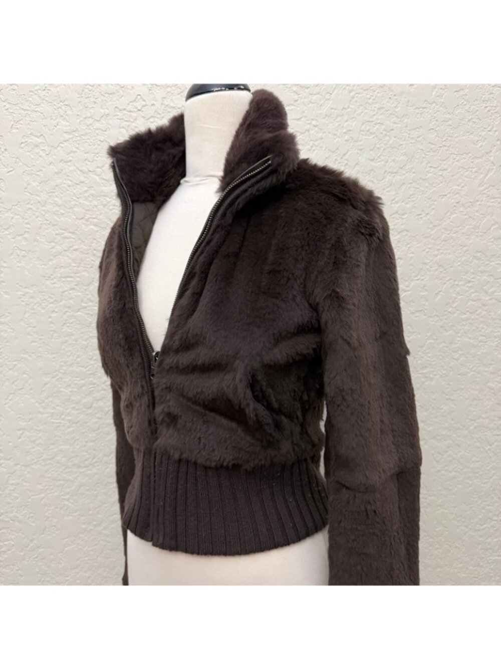 June Rabbit Fur Reversible Jacket - Picture 8 of 12
